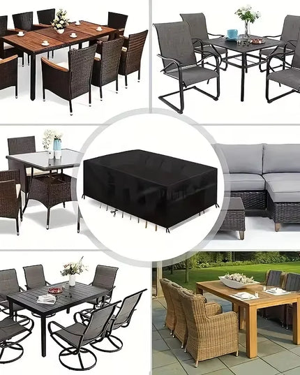Terrace Patio Furniture Cover Waterproof 210d Furniture Cover, Suitable For Outdoor Sofa Set
