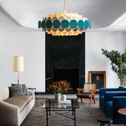 Modern Creative Dining Room Chandelier LED Colorful Hanging Light Bedroom Home Indoor Minimalist Living Room Pendant Lights