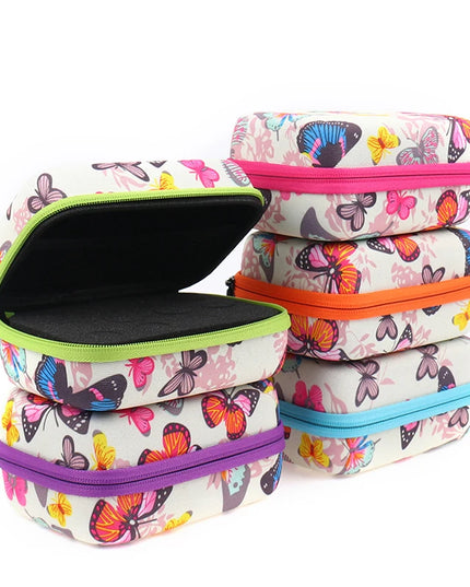 Travel Essentials Oil Storage Bag White Butterfly 15/12 Slots for 5ML 15ml Essential Oil Storage Case 10ml Display Organizadores