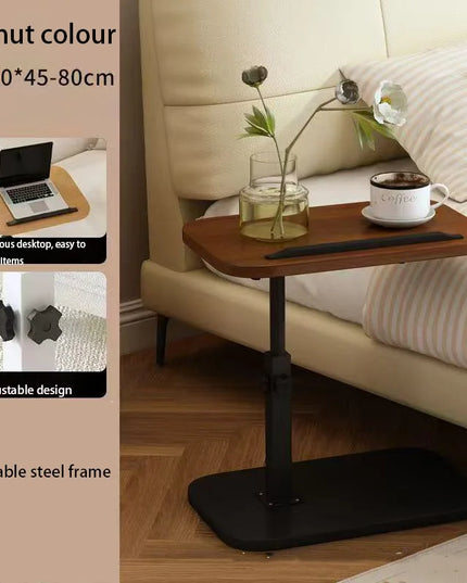 Dormitory Bedside Table Household foldable Mobile Lift Computer Desk Portable livingroom side table Bedroom Lazy Laptop Desk