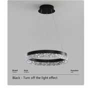 Modern LED Chandelier For Living Room Dining Room Bedroom Study Ring Ceiling Pendant Lamp Lustre Room Decorative Lighting Lamp