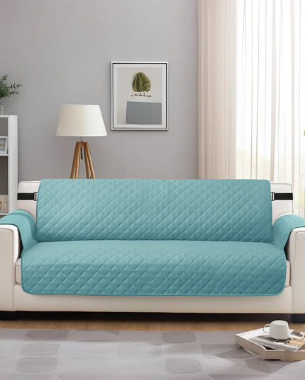 Sofa Covers Waterproof Sofa Slipcovers 1/2/3/4 Seater Non Slip Cover for Kids Pets Washable Sofa Protector with Elastic Strap