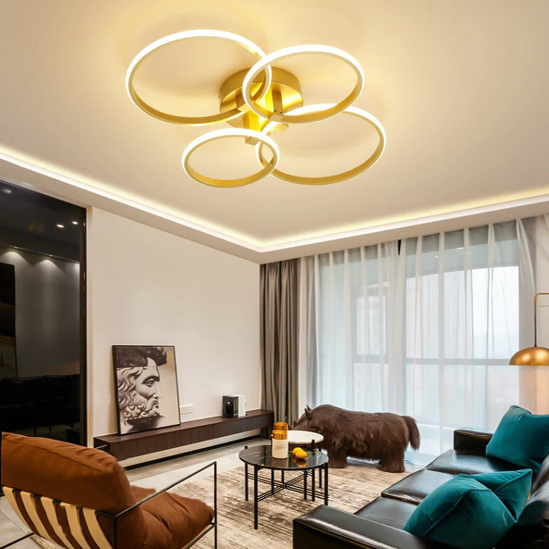 Modern Led chandeliers For Living Room Studyroom Bed Room Lamp lampara techo decoration salon led chandelier light fixtures
