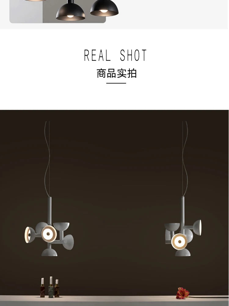 Postmodern chandelier Restaurant Creative danish designer light  Living Room Simple LED Indoor bedroom aesthetic lights