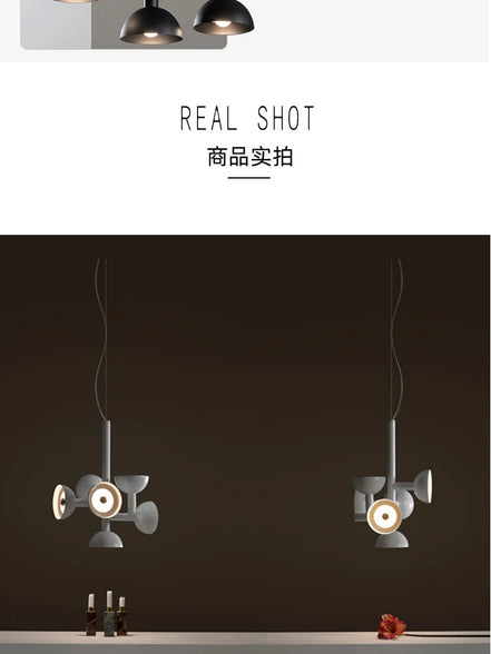 Postmodern chandelier Restaurant Creative danish designer light  Living Room Simple LED Indoor bedroom aesthetic lights