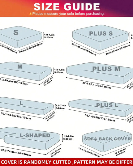 Outdoor Tropical Print Sofa Cushion Covers - Non-Slip Furniture Protectors, Replacement for Individual Seat Cushions