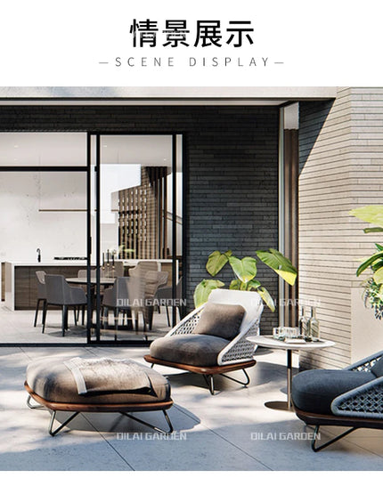Lounge Terrace Sofa 3 Person Balcony Outdoor Sofa Garden Single Muebles De Jardin De Exterior Outdoor Patio Furniture