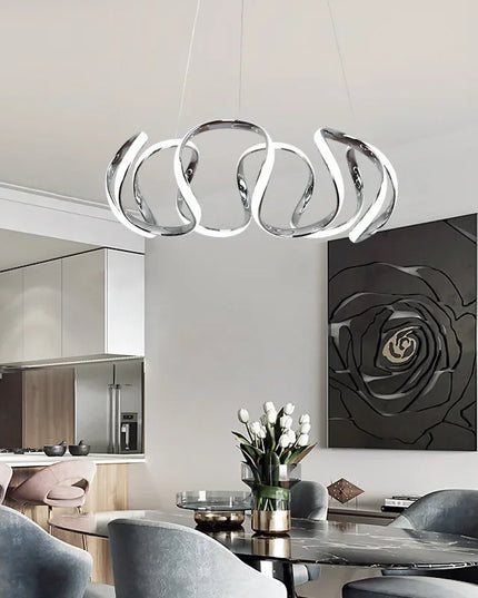 Modern Stylish Lustre LED Chandelier Art Design Pendant Light Living Kitchen Ceiling Lamps Home Room Decoration Lighting Fixture