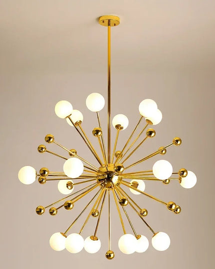 Modern Global Led Chandelier Kitchen Restaurant Living Room Pendant Lamp Organic Glass Acrylic Artificial Satellite Decor Lights