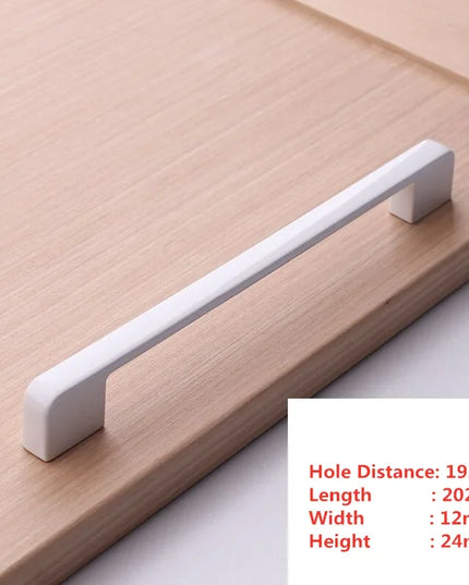Handles Drawer Cabinet Furniture Kitchen Handles for Cabinet Knob Door Drawer Furniture Kitchen Knob Simplicity Fuji White