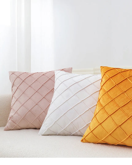Geometric Cushion Cover Velvet Pillow  Living Room Decoration Pillows for Sofa Home Decor Polyester Blend 45x45cm Pillowcase