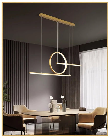 Modern LED Ceiling Chandelier Dining Table Indoor Lighting Chandeliers Kitchen Pendant Light Living Room Decoration Hanging Lamp