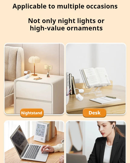 Rechargeable Portable LED Table Lamp Book Lights Adjustable Eye Protection Night Light Mini 360°Clip-On Reading Battery Desk Lam