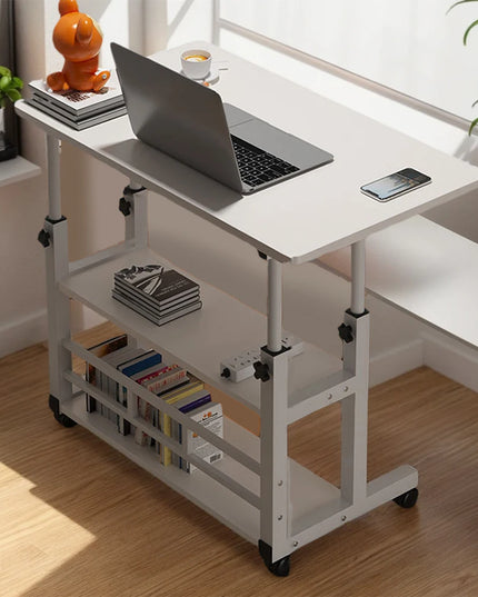 Bedside Table Liftable Computer Desk Minimalist Movable Computer Desk Portable Multi-functional Small Home Office Furniture