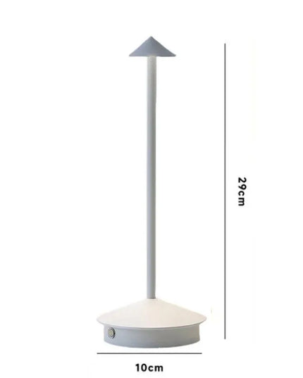 Cordless Table Lamps Rechargeable LED Desk Lamp Outdoor Waterproof Portable Touch Dimmable NightLight for Restaurant DiningHome