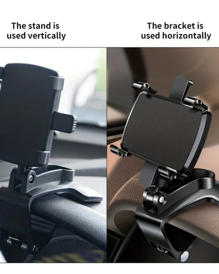 Universal Car Dashboard Phone Holder 360° Rotation Smartphone Car Stand For iPhone Samsung Xiaomi Portable GPS Navigation Holder