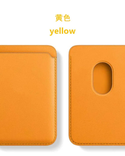 For Magsafe Magnetic Leather Wallet Case For iPhone  17 16 15 14 13 12 11 8  Samsung Huawei Card Holder with Magnet Covers