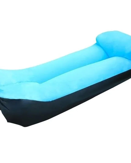 New Lazy Folding Camping Inflatable Sofa Portable Outdoor Inflatable Lounger Comfortable Outdoor Furniture Camping Air Mattress