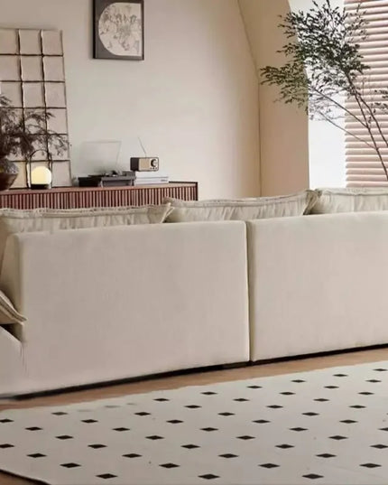 Modern Beige Living Room Sofas Designer Retro Luxury Lazy Living Room Sofas Boneless Leather Woonkamerbanken Furniture Home