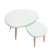 1 Set 1:12 Dollhouse Miniature Wooden Furniture Triangle Coffee Table Computer Desk Tea Model Living Room Home Decor Toy