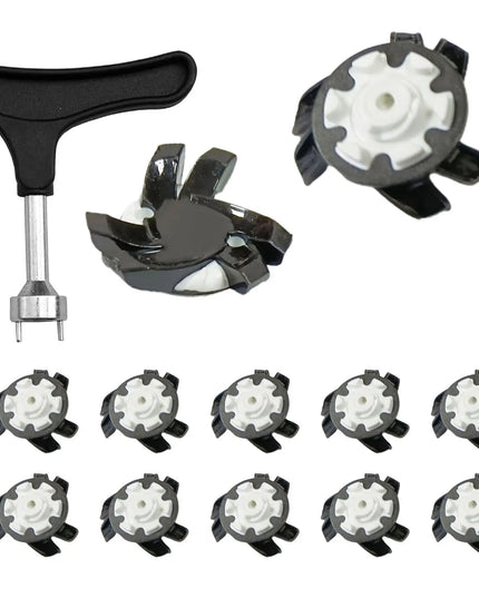 Golf Shoe Spikes Anti Slip Golf Shoe Cleat Stinger Screw Replacement Thread Spikes Cleats For Golf Boots Golf Shoe Accessories