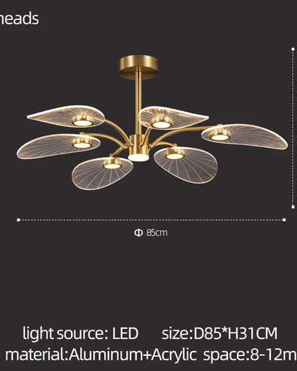 Modern LED Chandelier Suitable For Villa Living Room Ceiling Lights Art Bedrooms Kitchens Home Decoration Lamp Indoor Lighting