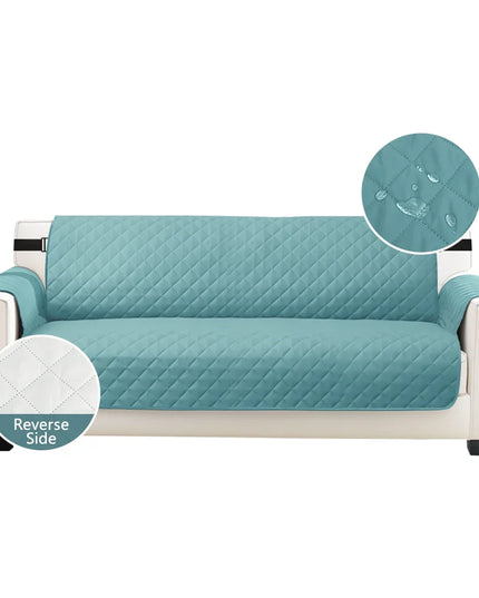 Sofa Covers Waterproof Sofa Slipcovers 1/2/3/4 Seater Non Slip Cover for Kids Pets Washable Sofa Protector with Elastic Strap
