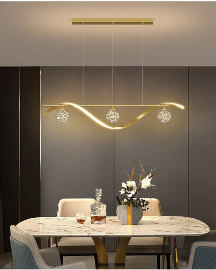Modern LED Chandelier for Living Room Dining Room Glass Ball Kitchen Lamp Home Decor Lighting Novelty Nordic LED Hanging Lights