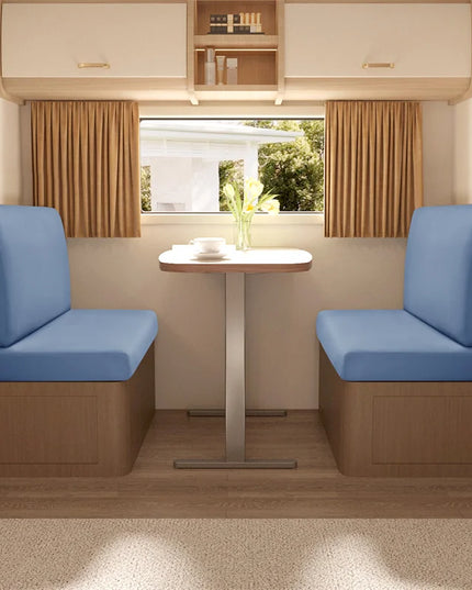 2pcs/set Jacquard RV Dinette Cushions Covers Stretch Camper Sofa Seat Covers Adjustable Dining Seat Covers Bench Backrest Decor