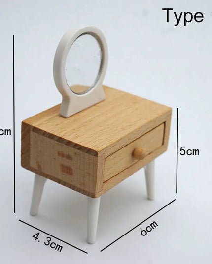 1:12 Scale Sofa Bed Wardrobe TV Cabinet Micro  Scene Model Dollhouse Miniature Furniture Playing House Landscape Dolls Accessory