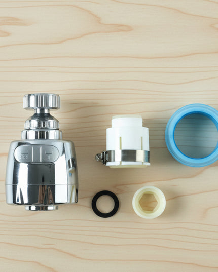 360 Degree Rotating Faucet Water Saving Tap Aerator (1 Set)