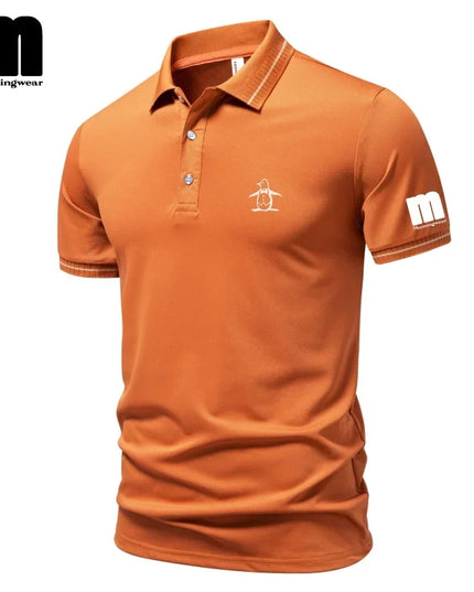 Golf Clothing 2026 Summer New Luxury High Quality Fast Drying Fashion Men's and Women's Sports Short Sleeve Top Golf Polo Shirt
