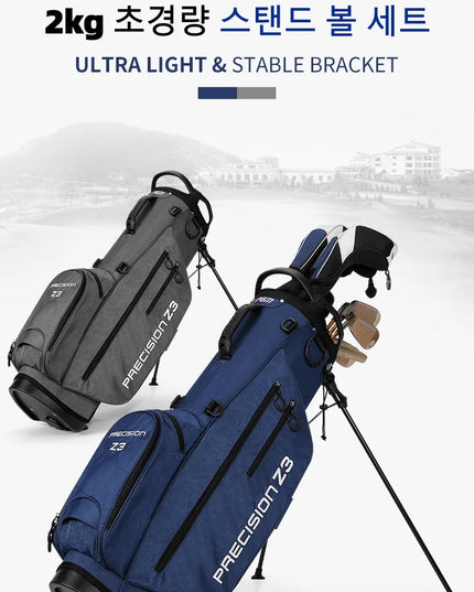 PGM Golf Bags Men Women Lightweight Multifunctional Stand Bag Can Hold a Full Set of Clubs QB074