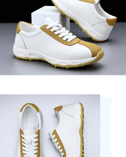 2025 Professional Golf Shoes Men Leather Golf Training Unisex Good Quality Gym Sneakers Man Brand Designer Walking Shoes 38-44