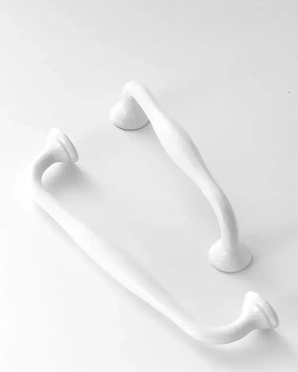 Handles Drawer Cabinet Furniture Kitchen Handles for Cabinet Knob Door Drawer Furniture Kitchen Knob Simplicity Fuji White