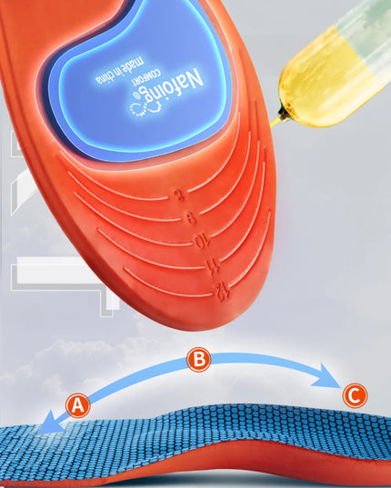 Sport Orthopedic Insoles for Feet Men Women EVA Breathable Shock Absorption Shoes Insole for Running Basketball Sport Care Pads