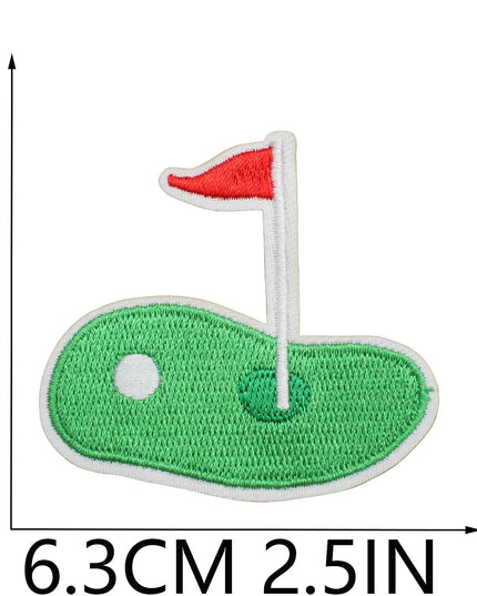GOLF Emblem Clothing Accessories Badge Sticker Embroidered Embroidery Sticker Iron-on Patches