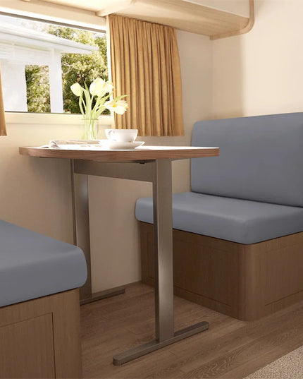 2pcs/set Jacquard RV Dinette Cushions Covers Stretch Camper Sofa Seat Covers Adjustable Dining Seat Covers Bench Backrest Decor