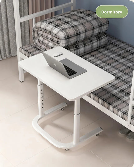 Height-adjustable Stone Study Desk Simple Movable Bedside Sofa Side Table for Balcony Bedroom Small Apartment