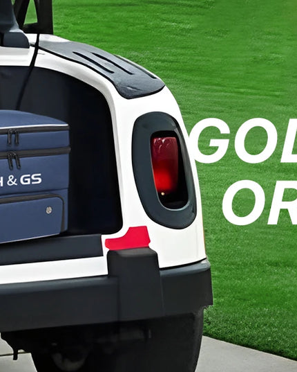 Golf Trunk Organizer Golf Shoes Bag With Large Golf Storage Box for Balls Tees Clothes Gloves Accessories ﻿with Shoe Compartment