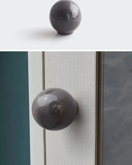 Handles Drawer Cabinet Furniture Kitchen Handles for Cabinet Knob Door Drawer Knob Colour Ceramics Rotundity Single Hole