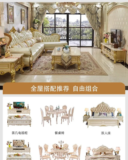 Comfortable Recliner Sofas Family Cushion Elegant Double Sofa Bed Vintage Multifunctional Woonkamer Banken Home Furniture