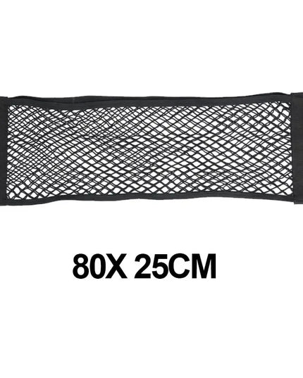 Car Trunk Storage Bag Nylon Mesh Nets Auto Back Rear Trunk Organizer Elastic String Luggage Net Holder Pocket Vehicle supplies
