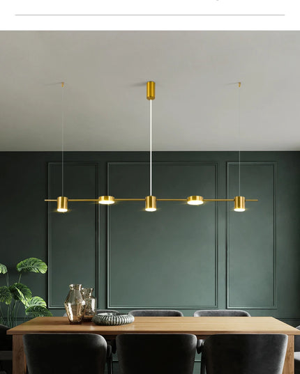 Modern LED Ceiling Chandelier Indoor Lighting Dining Table Chandelier Pendant Hanging Light Living Room Decoration Kitchen Lamp