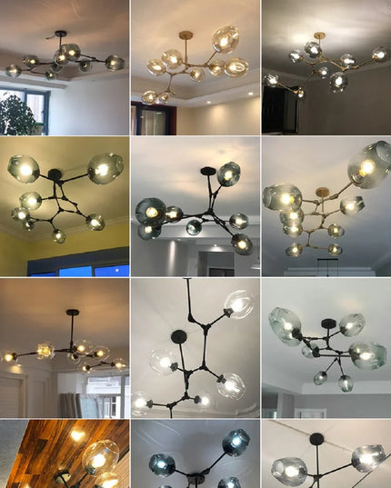 Modern LED Chandelier Lighting for Dining Living Room Decoration Lights Nordic Chandeliers Indoor Lighting Hanging Light Fixture