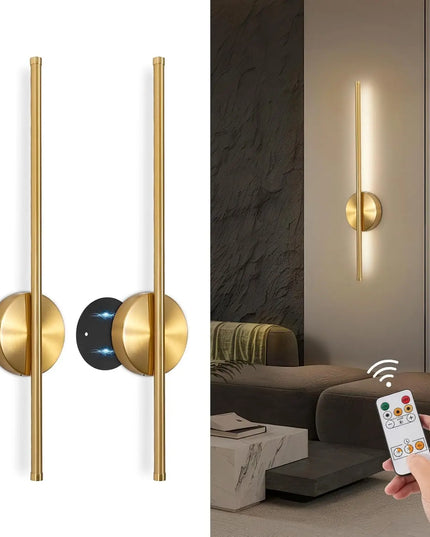 LED Rechargeable Wall Light Installation Free Wall Sconce 1PC 50CM  Dimming For Livingroom Sofe Beside Bedroom Wall Decor Lamp