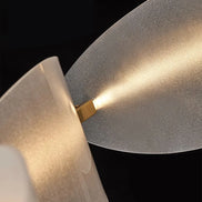 Modern leaf chandelier luxury designer Acrylic ring light Dining Room Home Bedroom Kitchen Hanging Lights Decor sofa living room