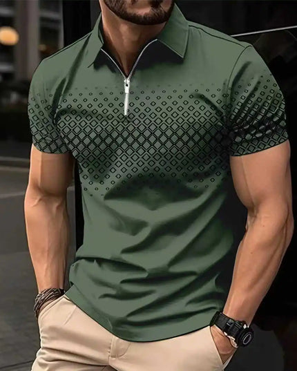 Men's Polo Shirts Golf Shirt Button Up Breathable Quick Dry Moisture Wicking Short Sleeve Mans Clothes Summer Tennis Sportswear