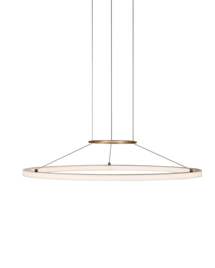 Modern Round Restaurant Chandelier Lighting LED Used For Kitchen Living Room Decoration Hanging Ring Dining Room Table Lamps
