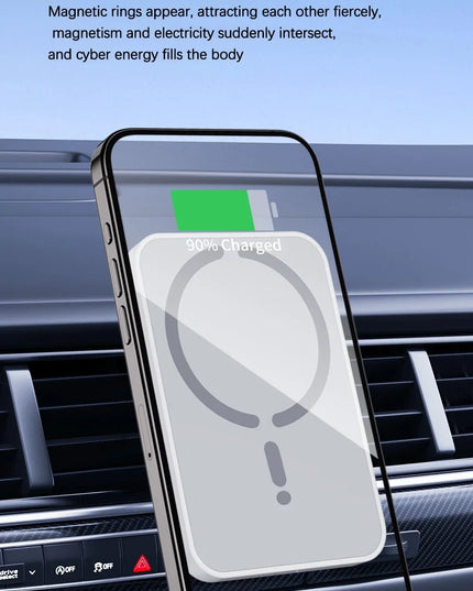 Magnetic Car Wireless Charger For Magsafe iPhone 12 13 14 15 16 Pro Max Air Vent Car Phone Holder Stand Fast Car Charging